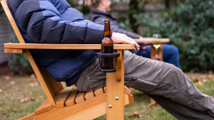 Cup holder for adirondack chairs
